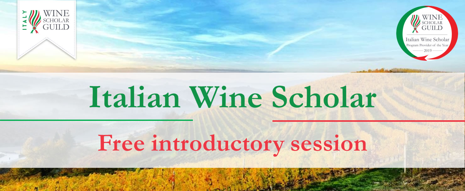 【Free】Italian Wine Scholar: introductory session