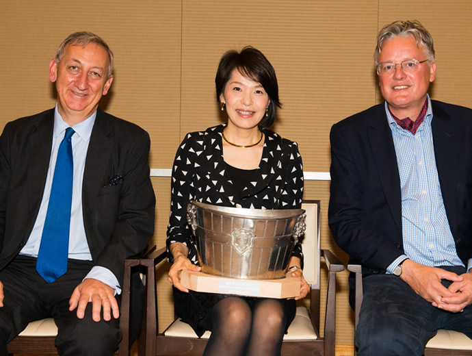 2012年度 ジャパン・ワイン・チャレンジ 最優秀日本人審査員賞 授賞式の様子